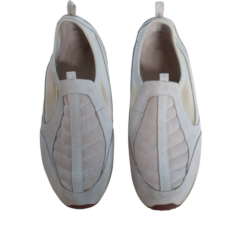 Easy Spirit Espiers Traveltime Mule Sneaker Women's Size 8 Cream Slip On
